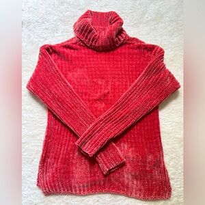 Pink turtleneck s/m sweater